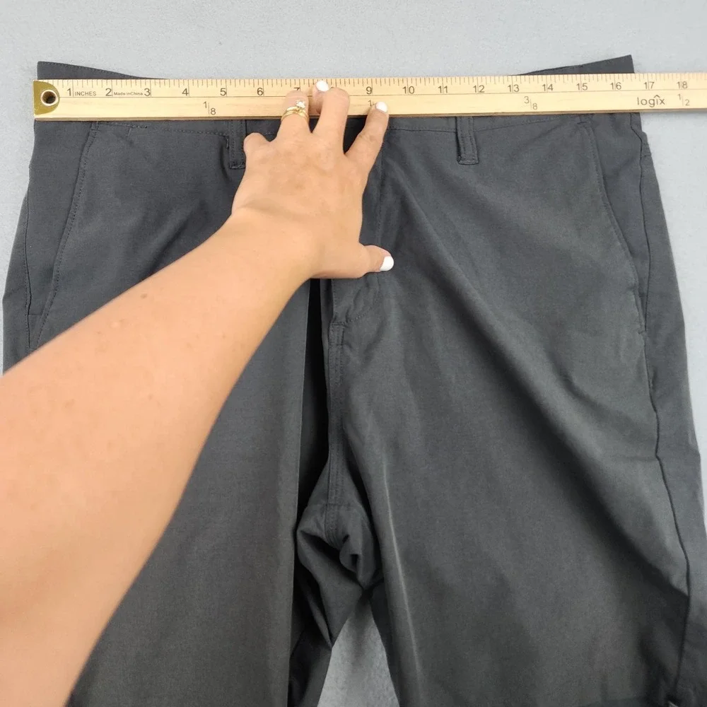 Billabong Adventure Division Shorts Mens 34 Gray Chino Outdoor Travel 8 Inseam